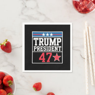 Trump gewinnt die Wahl 2024 Trump gewann 2024 Serviette