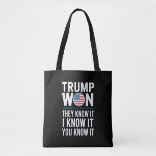 Trump gewinnt, sie wissen es 2024 47. Präsident ge Tasche