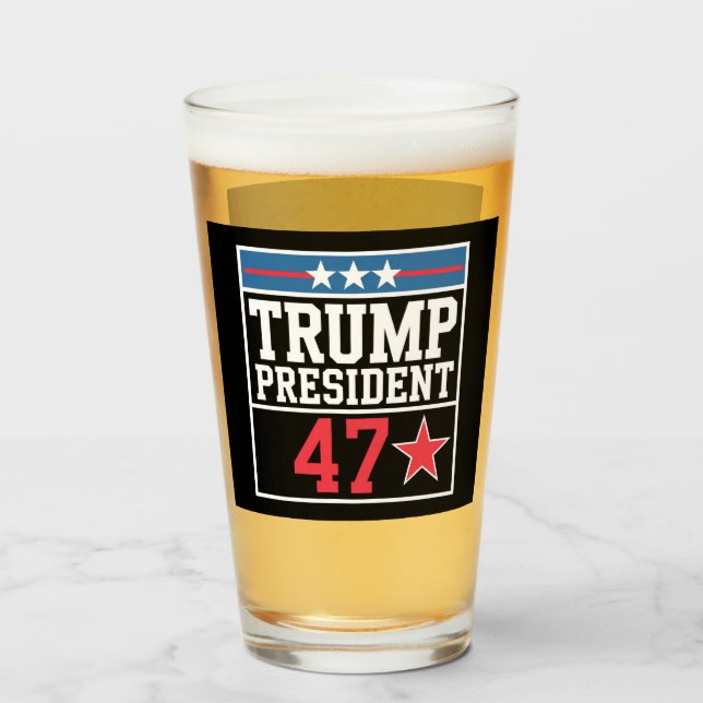 Trump gewinnt Wahl 2024 Trump gewinnt 2024 Glas (Vorne (Gefüllt))
