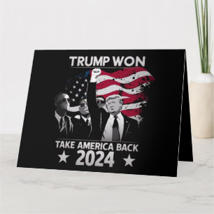 Trump gewinnt wieder Amerika zurück 2024 Karte