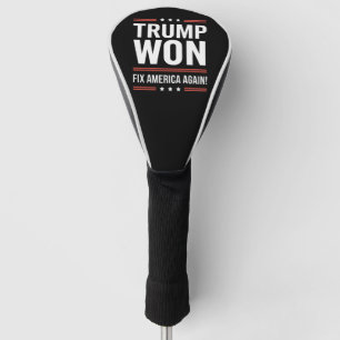Trump Gewonnen MAGA Trump Sieger 2024 Amerika Wied Golf Headcover