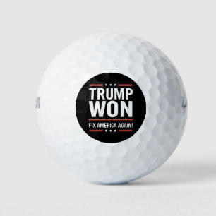 Trump Gewonnen MAGA Trump Sieger 2024 Amerika Wied Golfball