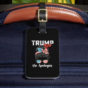 Trump Girl: Keine Entschuldigungen für Präsidentsc Gepäckanhänger