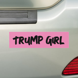 TRUMP GIRL rosa AUTOAUFKLEBER