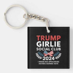 Trump Girlie Coquette Sozialclub-Schleifenwahl  Schlüsselanhänger