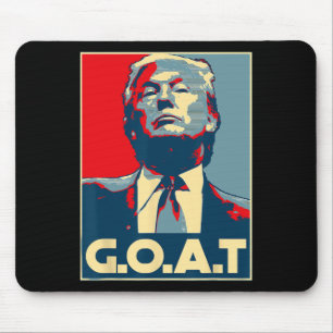 Trump Goat Middle Finger Election 2024 Republikane Mousepad