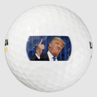 Trump Golf Balls (Trump Finger Pointing) Golfball