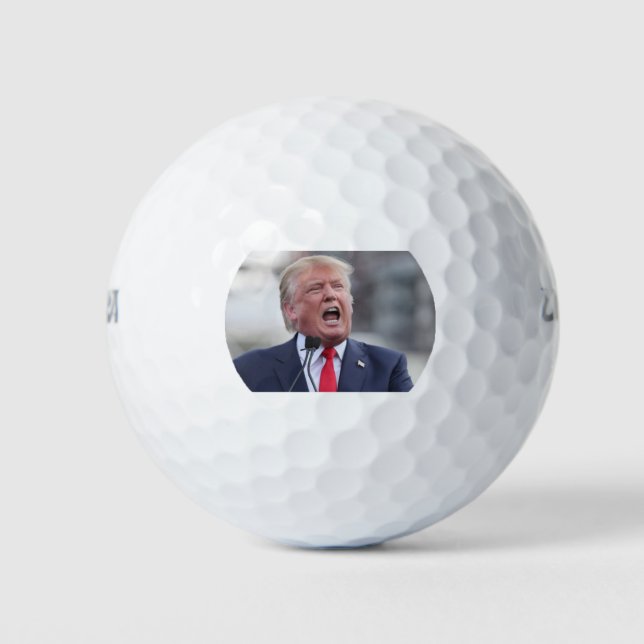 Trump Golf Balls (Trump schrie vor RRRRRRRRRRE) Golfball (Vorderseite)
