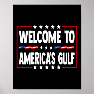 Trump Golf von Amerika Der sonnige Golf von Mexiko Poster