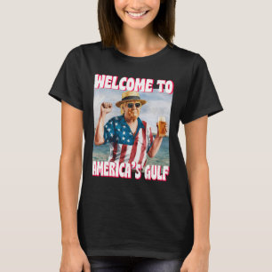 Trump Golf von Amerika Der sonnige Golf von Mexiko T-Shirt