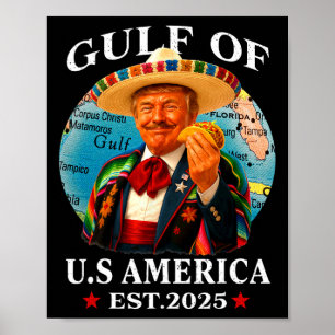 Trump Golf von Amerika seit 2025 Mexiko Trump Poster