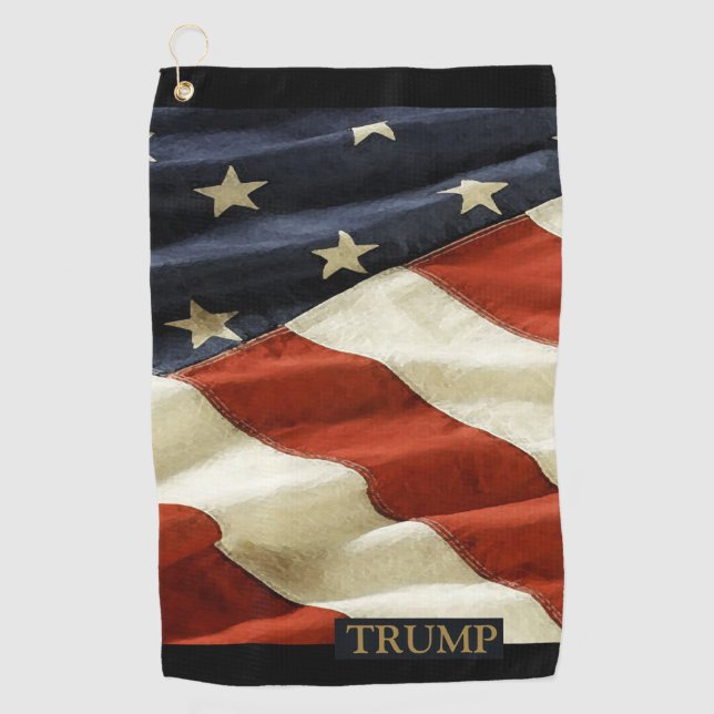 TRUMP GOLFHANDTUCH (Vorderseite)
