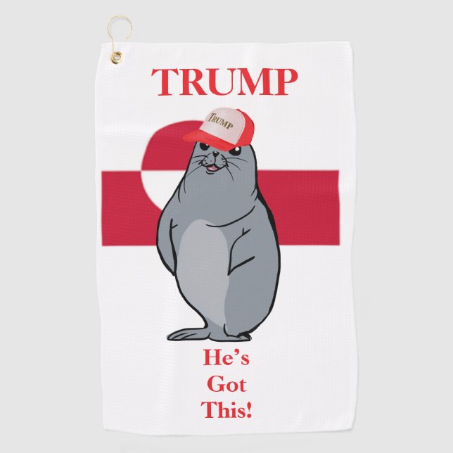 TRUMP GOLFHANDTUCH (Vorderseite)