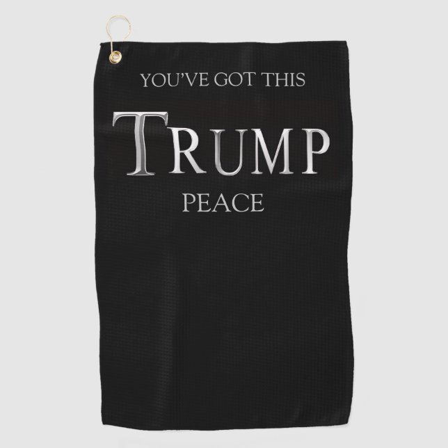 TRUMP GOLFHANDTUCH (Vorderseite)