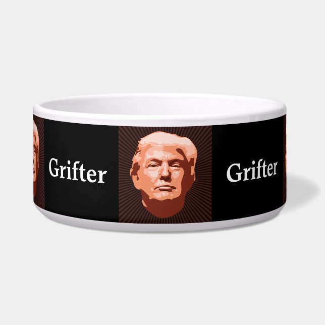 Trump Grifter Pet Bowl Napf (Vorderseite)