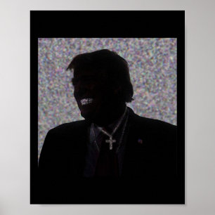 Trump Grillz Donald Trump lächelt Art Trump 2024 Poster