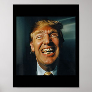Trump Grillz, Präsident Trump 2024 Poster
