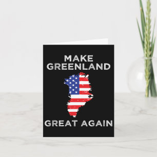 Trump Grönland macht Grönland wieder groß Karte