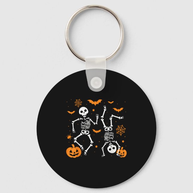 Trump Hallloween Skeleton Funny  Schlüsselanhänger (Vorderseite)