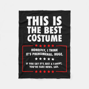 Trump Halloween-Kostüm Fleecedecke