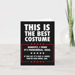 Trump Halloween-Kostüm Karte