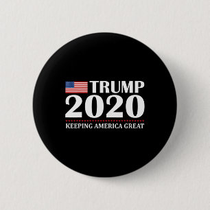 Trump hält Amerika großartig- Lustiger Trump Button