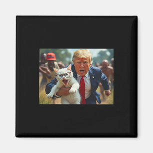 Trump hält Katze, wählt Trump, Haustiere für Trump Magnet