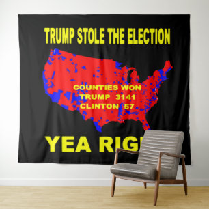 TRUMP HALTE DIE WAHL WANDTEPPICH