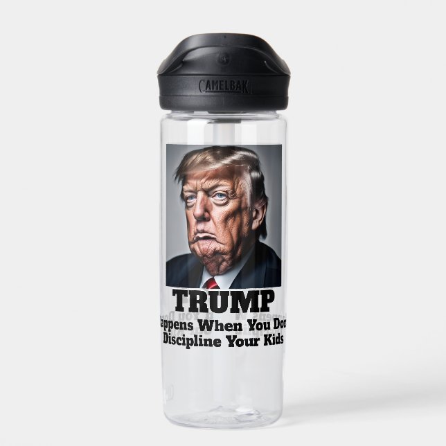 Trump Happens Trinkflasche (Rückseite)
