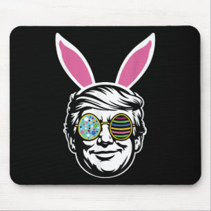 Trump Happy Oaster Bunny Egg Hunt Spring Funny Hop Mousepad