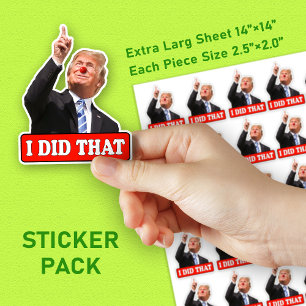 Trump hat dieses lustige Anti-Trump-Stück 30 gemac Aufkleber