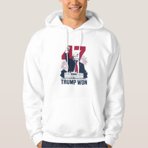 Trump hat erneut die Präsidentschaftswahl 2024 gew Hoodie