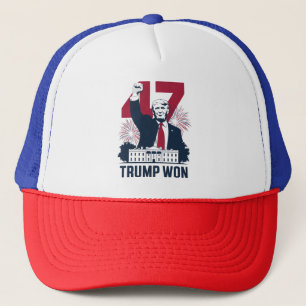 Trump hat erneut die Wahl 2024 zum Präsidenten gew Truckerkappe