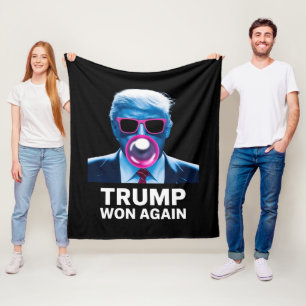 Trump hat erneut die Wahl zum 47. Präsidenten 2024 Fleecedecke