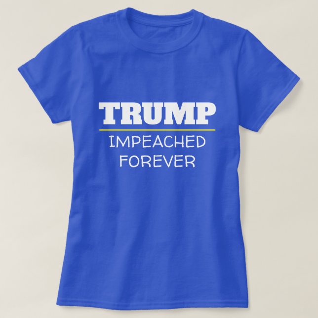 Trump hat ewig eingesperrt T-Shirt (Design vorne)