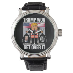 Trump hat gewonnen, akzeptiere es, MAGA hat die Wa Armbanduhr