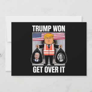 Trump hat gewonnen, akzeptiere es, Maga hat die Wa Einladung