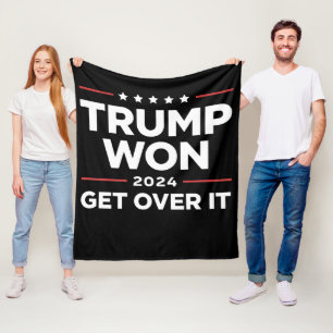 Trump hat gewonnen, finden Sie sich damit ab 2024 Fleecedecke