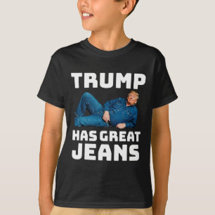 Trump hat großartige Jeans Lustiger Meme _2  T-Shirt