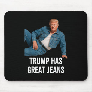 Trump hat große Jeans funny Graphic T-Shirt Retro Mousepad