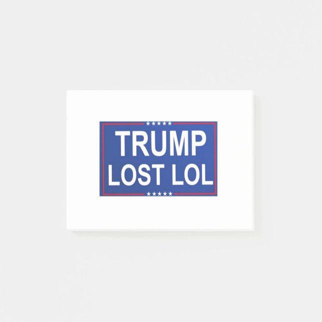 Trump hat Lol verloren Post-it Klebezettel (Vorderseite)