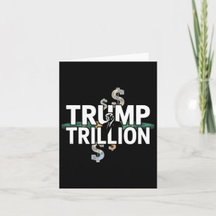 Trump hat mit Trump eine Billion politischer Grafi Karte