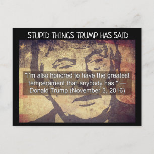 Trump hat "Postcard Souvenir" gesagt Postkarte
