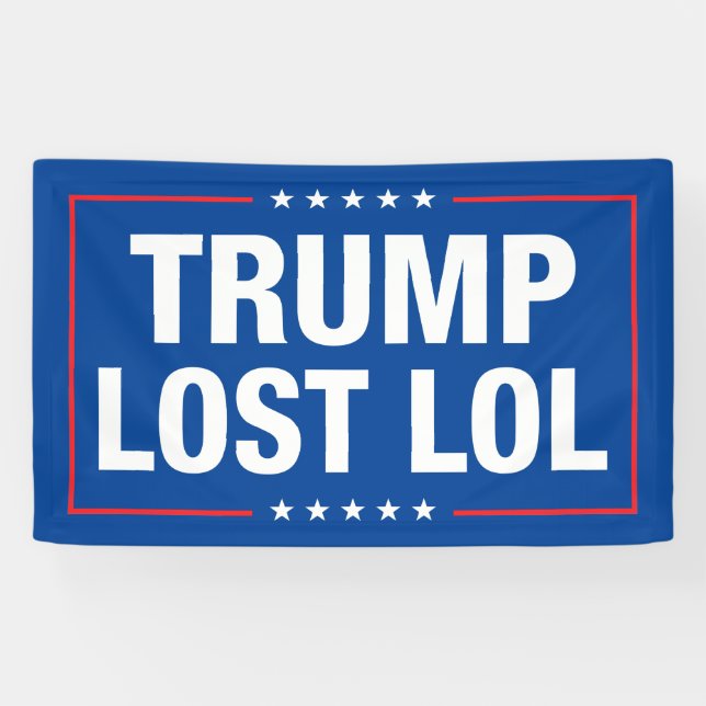Trump hat seltsame Anti-Trump verloren Banner (Horizontal)