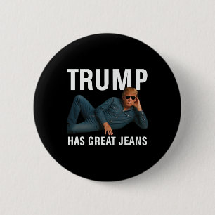 Trump Hat Tolle Jeans Lustiges Grafik T-Shirt Retr Button