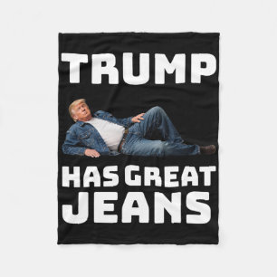 Trump Hat Tolle Jeans Lustiges Grafik T-Shirt Retr Fleecedecke
