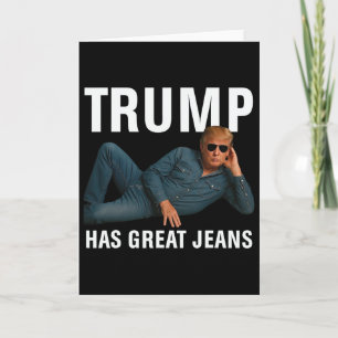 Trump Hat Tolle Jeans Lustiges Grafik T-Shirt Retr Karte
