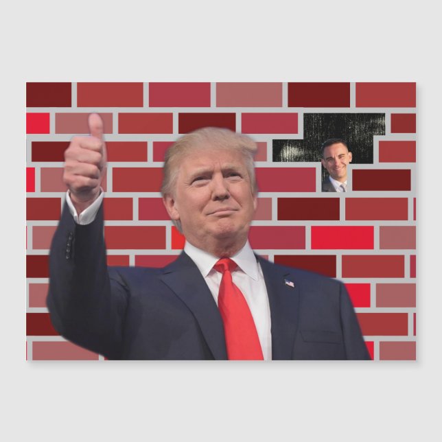 Trump hat Trumps "Wall Funny Gag" gestohlen Magnetkarte (Vorderseite)