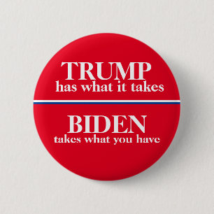 Trump hat, was er braucht button