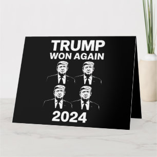 Trump hat wieder die Wahl 2024 Inaugurationstag 47 Karte